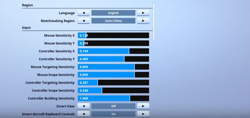 Thwifo Fortnite Mouse Settings