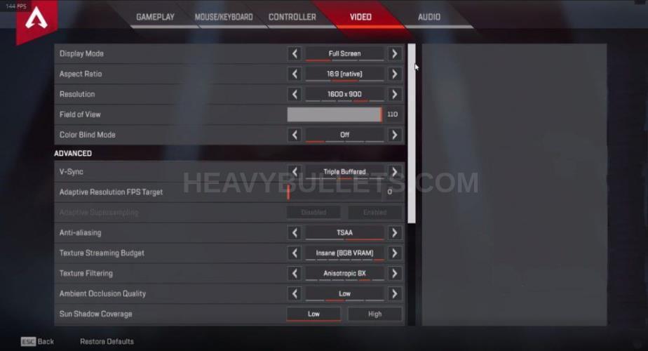 Stormen Apex Legends Settings With Keybinds Complete Gear Heavybullets Com